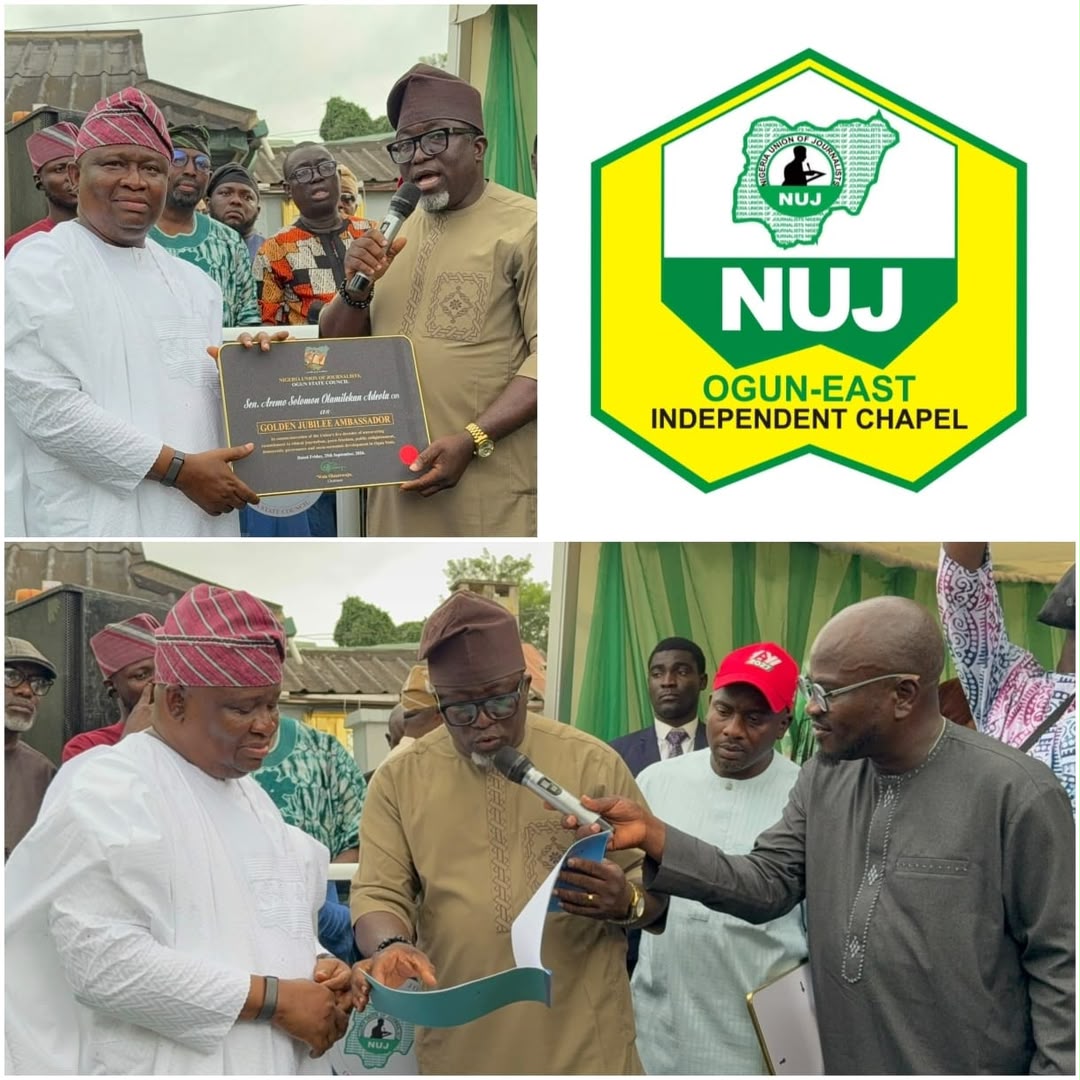 Senator Adeola Pledges Stronger Support For Ogun NUJ, Unveils ITESIWAJU Agenda