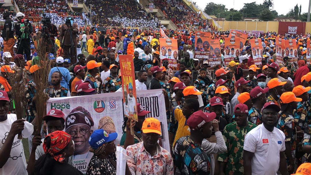 Caucus 7202 Holds Mega Rally in Ogun-East, Mobilises Support for Yayi, Abiodun and Tinubu